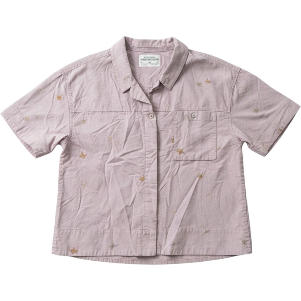 REI Co-op Button Down Shirt Mens Large grey patterned cotton